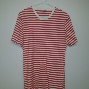 ASOS Red & White Horizontal Striped Tee